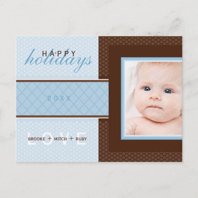 CARTE POSTALE DE VŒUX PHOTO :: douceur 1 (Devant)