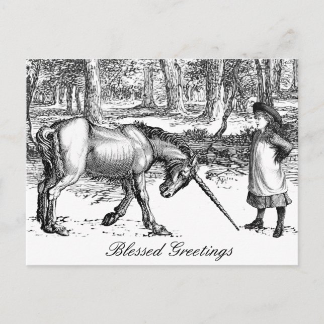 Carte postale de voeux Unicorn (Devant)