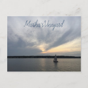 Carte postale de voilier Martha's Vineyard