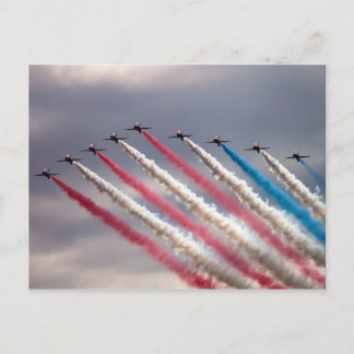 Carte postale de vol patriotique