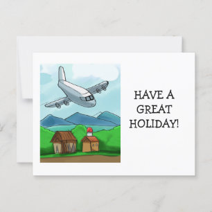 Carte postale de vol Whimsical