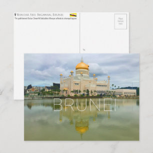 Carte postale de voyage à Bandar Seri Begawan, Bru