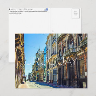 Carte postale de voyage à Montevideo, Uruguay