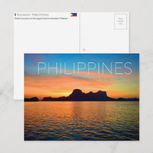 Carte postale de voyage à Palawan, Philippines