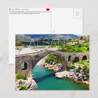 Carte postale de voyage à Shkodër, Albanie