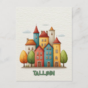 Carte postale de voyage à Tallinn