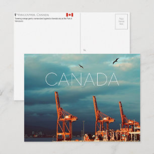 Carte postale de voyage à Vancouver, Canada