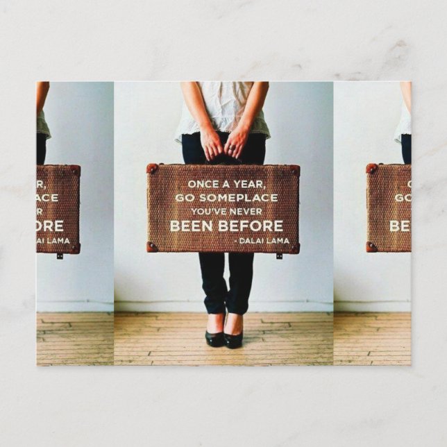 Carte postale de voyage Dalai Lama (Devant)