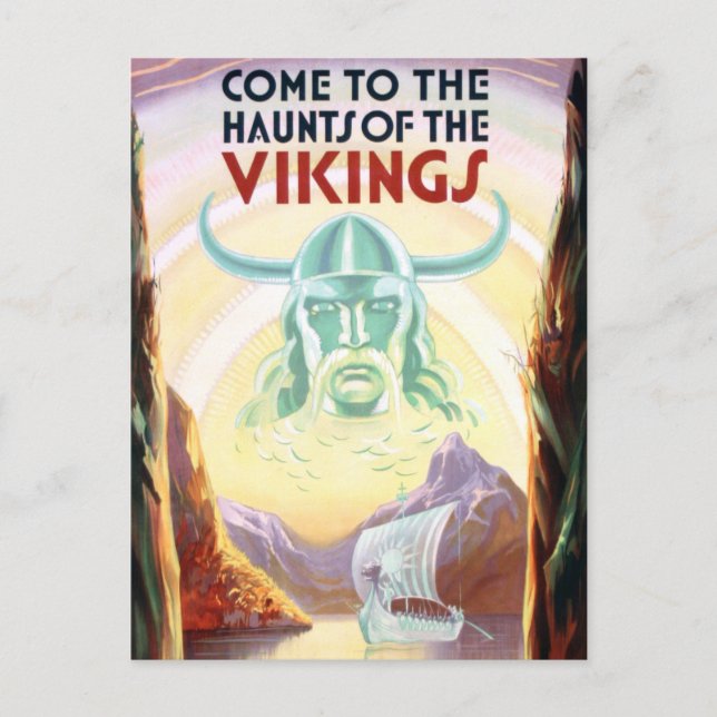 Carte postale de voyage de croisière Vintage Scand (Devant)