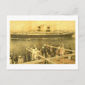 Carte postale de voyage de fève