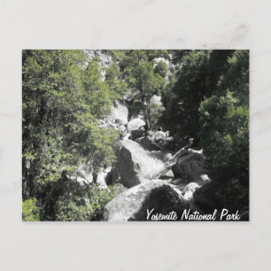 Carte postale de voyage du parc national Yosemite