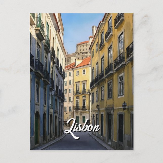 Carte postale de voyage Lisbonne (Devant)