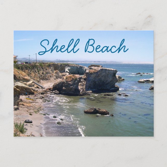 Carte postale de voyage Shell Beach (Devant)