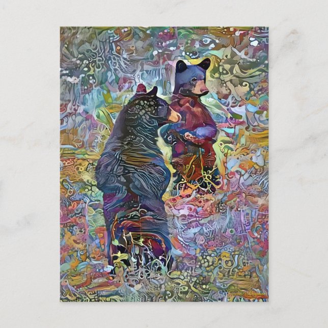 Carte postale de voyage sur le terrain (Devant)