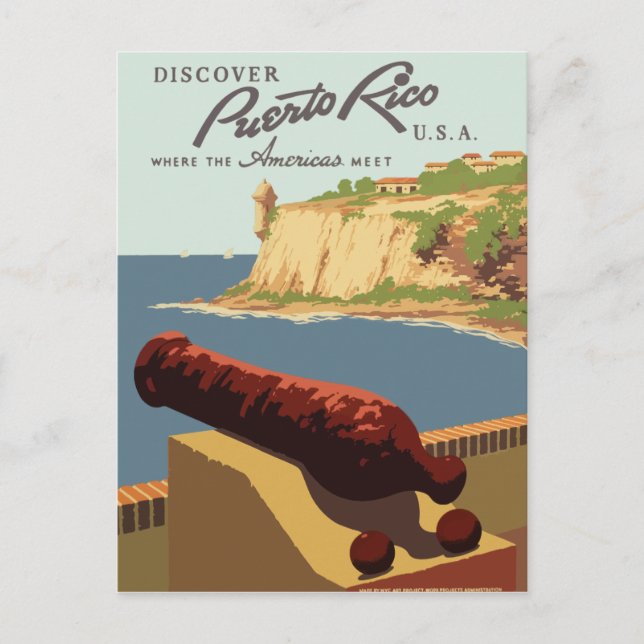 Carte postale de voyage vintage (Devant)