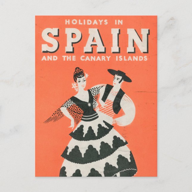 Carte postale de voyage vintage (Devant)