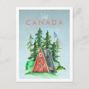 Carte postale de voyage vintage   Canada