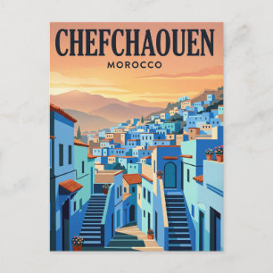 Carte postale de voyage vintage   Chefchaouen, Mar