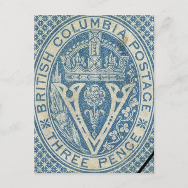 Carte postale de voyage vintage Colombie-Britanniq (Devant)