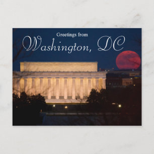Carte postale de Washington DC