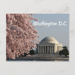 Carte postale de Washington DC au printemps