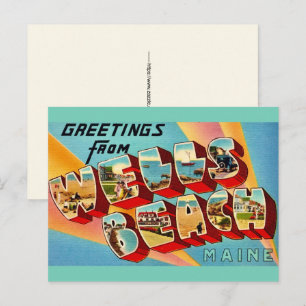 Carte postale de Wells Beach ME