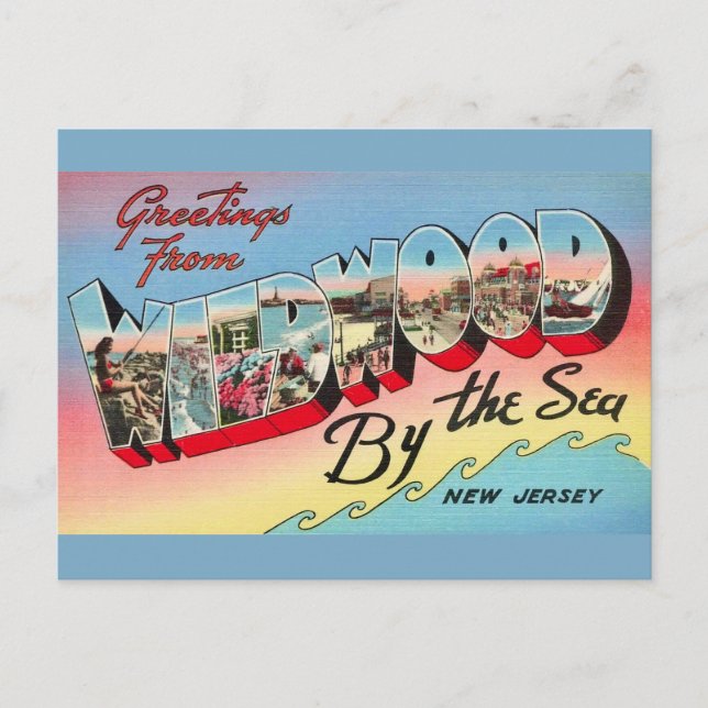 Carte postale de Wildwood by the Sea (Devant)
