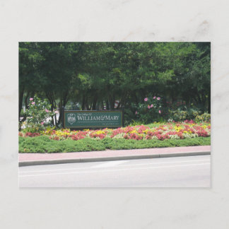 Carte postale de William et de Mary