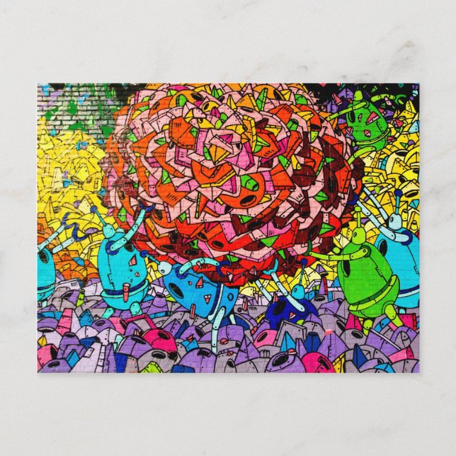 Carte postale de Williamburg Graffiti Art (Devant)