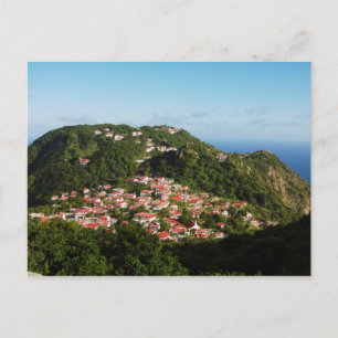 Carte postale de Windwardside Saba