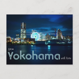 Carte Postale De Yokohama Minatomirai Avec Love Bay Port Japon