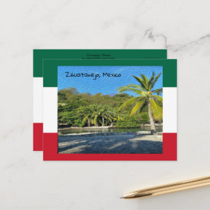 Carte postale de Zihuatanejo, Mexique