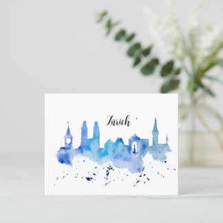 Carte postale de Zurich Skyline