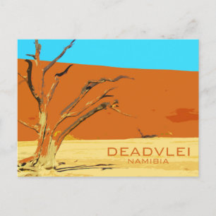 Carte postale Dead Vlei, Namibie