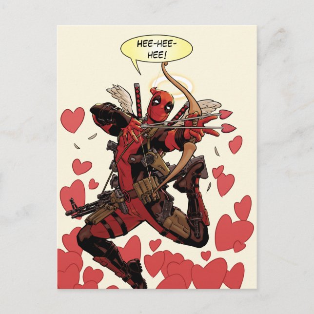 Carte Postale Deadpool Cupid (Devant)
