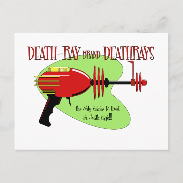 Carte Postale deathray brand deathrays (Devant)