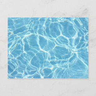 Carte postale d'eau de piscine