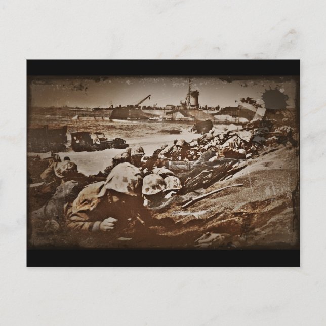 Carte Postale Débarquements le jour J Images assorties (Devant)