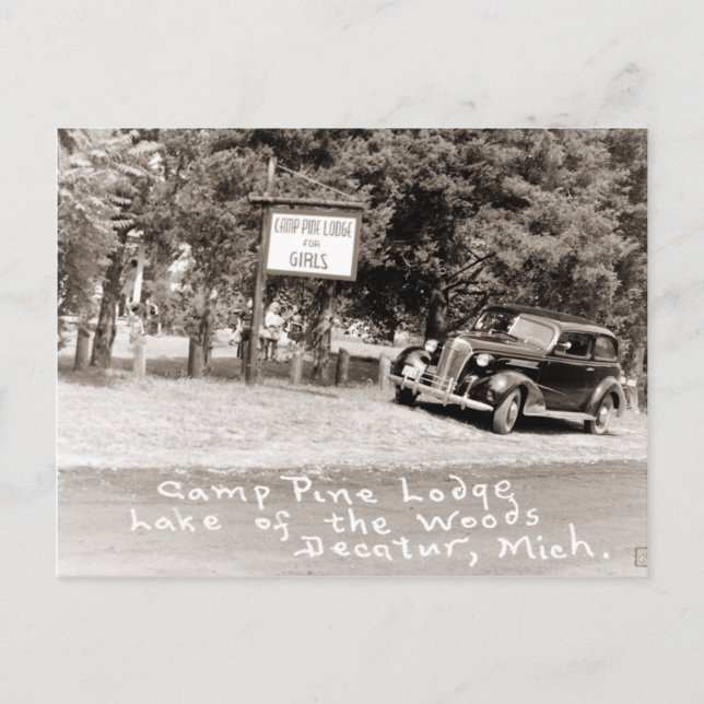Carte postale Decatur Michigan (Devant)