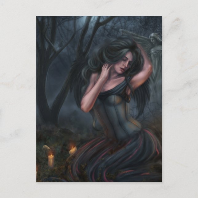 Carte Postale Décès (Devant)