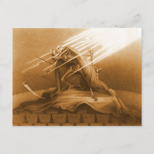 Carte postale Décès Conquise