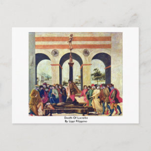 Carte Postale Décès De Lucretia Par Lippi Filippino