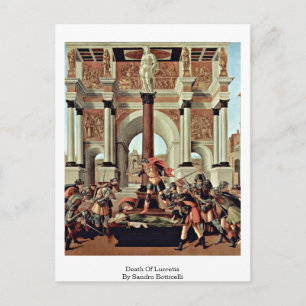 Carte Postale Décès De Lucretia Par Sandro Botticelli