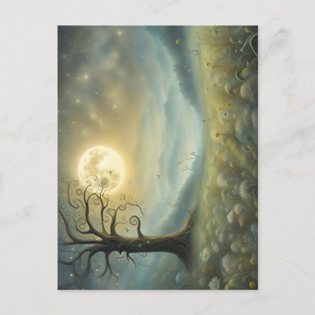 Carte Postale Déchirage du paysage (Devant)