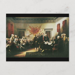Carte postale Déclaration d'indépendance