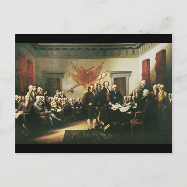 Carte postale Déclaration d'indépendance (Devant)