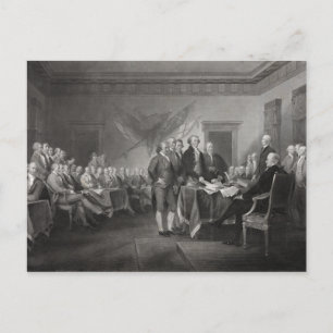 Carte Postale Déclaration d'indépendance