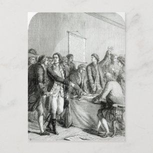 Carte Postale Déclaration d'indépendance des États-Unis