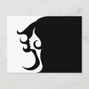 Carte Postale Deco mod woman