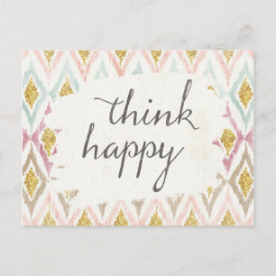 Carte Postale Deco mou V   pensent heureux